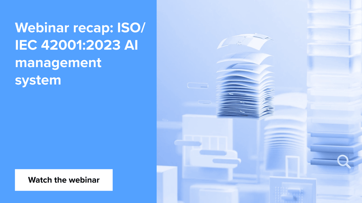 Webinar recap: ISO/IEC 42001:2023 AI management system